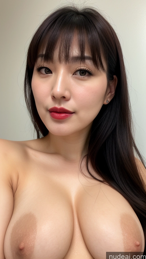 related ai porn images free for Woman One Perfect Boobs Beautiful Lipstick Thick Fairer Skin 30s Black Hair Korean Close-up View Detailed Bangs