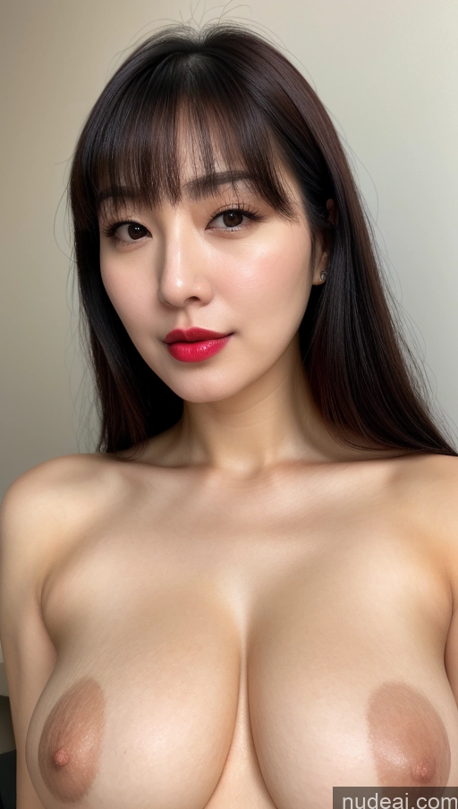 related ai porn images free for Woman One Perfect Boobs Beautiful Lipstick Thick Fairer Skin 30s Black Hair Korean Close-up View Detailed Bangs