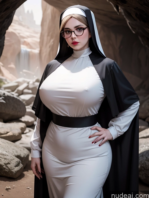 related ai porn images free for Cosplay Milf Fat Nun Serious Lipstick Beautiful Glasses Big Hips Cave