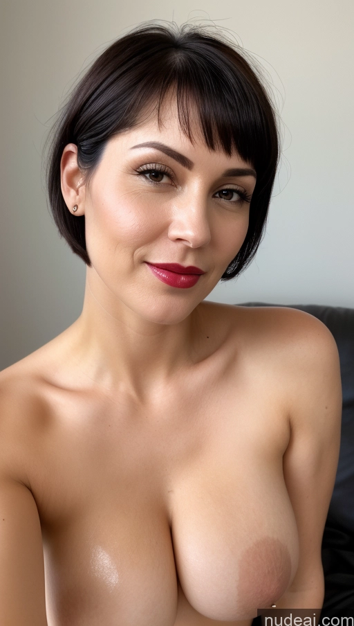 related ai porn images free for Woman One Perfect Boobs Beautiful Lipstick Thick 40s Short Hair Close-up View Detailed Fairer Skin White Black Hair Cumshot