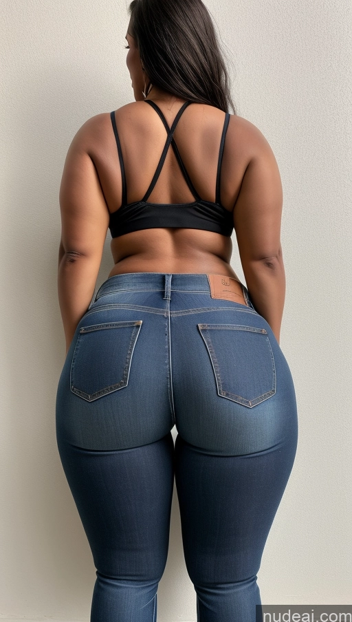 ai nude image of araffe butt - bari woman in jeans showing off her butt pics of Athlete Big Hips Big Ass Jeans