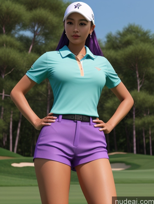 related ai porn images free for Model Small Ass Skinny Tanned Skin Purple Hair Korean 3d Front View Spreading Legs Jewelry Golf