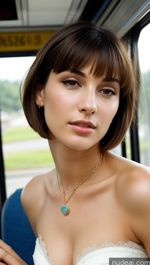 related ai porn images free for Woman 18 Seductive Brunette Short Hair Portuguese Skin Detail (beta) Bus Close-up View 60s Cleavage Jewelry