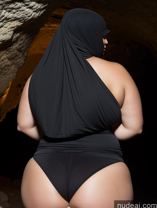 related ai porn images free for Woman Busty Huge Boobs Big Ass Thick Chubby Fat Big Hips Back View Bending Over Niqab Cave