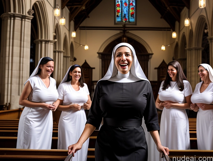 related ai porn images free for Several Skinny Huge Boobs Busty Pubic Hair 40s Woman Laughing Church Nun