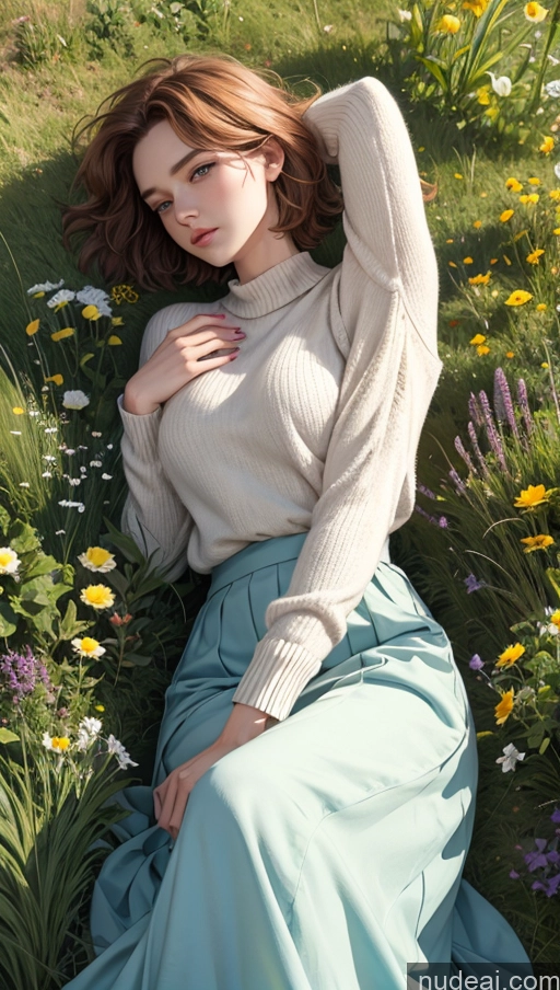 related ai porn images free for Close-up View 18 Ginger Meadow Long Skirt Sweater On Back Short Hair
