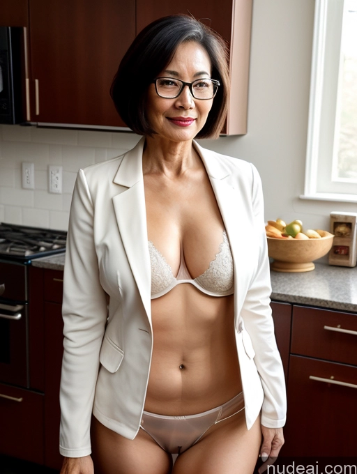 related ai porn images free for Milf Perfect Boobs Beautiful Glasses Perfect Body 60s Bobcut Chinese Kitchen Nude Bra Jacket Professor Secretary Stylish Suit Cleavage Dark Lighting Detailed Sexy Face