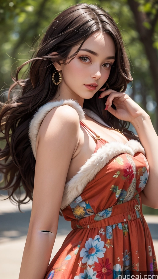 related ai porn images free for Close-up View Long Hair Sundress Fur Brunette