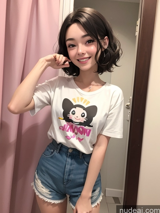 related ai porn images free for 18 Cosplay Bathroom Happy Skinny Short