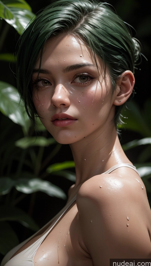 related ai porn images free for Jungle Military Serious Green Hair Skinny Short Dark Lighting 18 Pixie Oiled Body Small Tits Cumshot