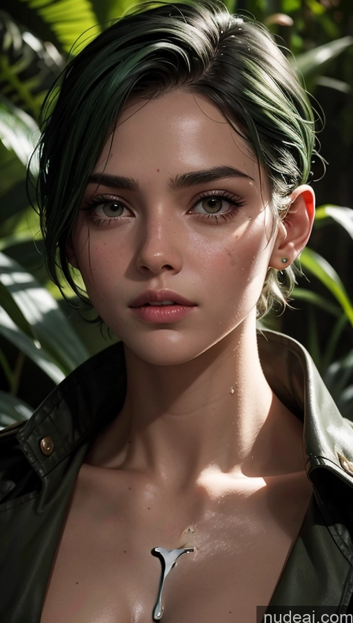related ai porn images free for Jungle Military Serious Green Hair Skinny Short Dark Lighting 18 Pixie Oiled Body Small Tits Cumshot