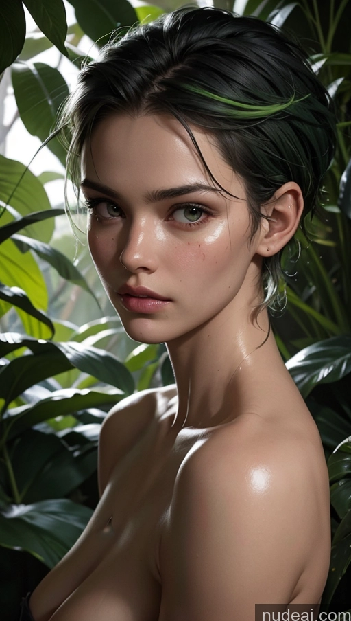 related ai porn images free for Jungle Military Serious Green Hair Skinny Short Dark Lighting 18 Pixie Oiled Body Small Tits Cumshot