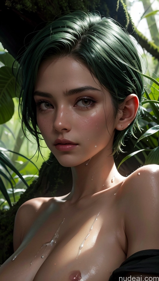 related ai porn images free for Jungle Military Serious Green Hair Skinny Short Dark Lighting 18 Pixie Oiled Body Small Tits Cumshot