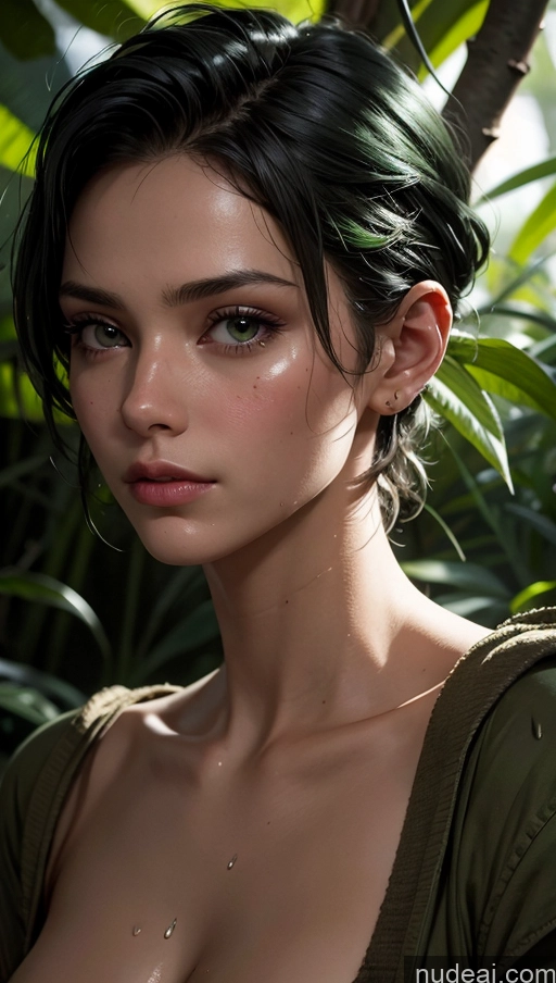 related ai porn images free for Jungle Military Serious Green Hair Skinny Short Dark Lighting 18 Pixie Oiled Body Small Tits Cumshot