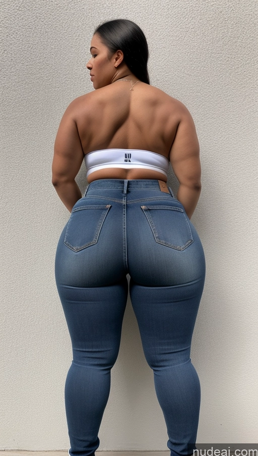 ai nude image of araffe butt lifter in jeans showing off her butt pics of Athlete Big Ass Big Hips Jeans