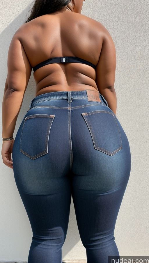 ai nude image of araffe butt - bari woman in blue jeans showing off her butt pics of Athlete Big Ass Big Hips Jeans