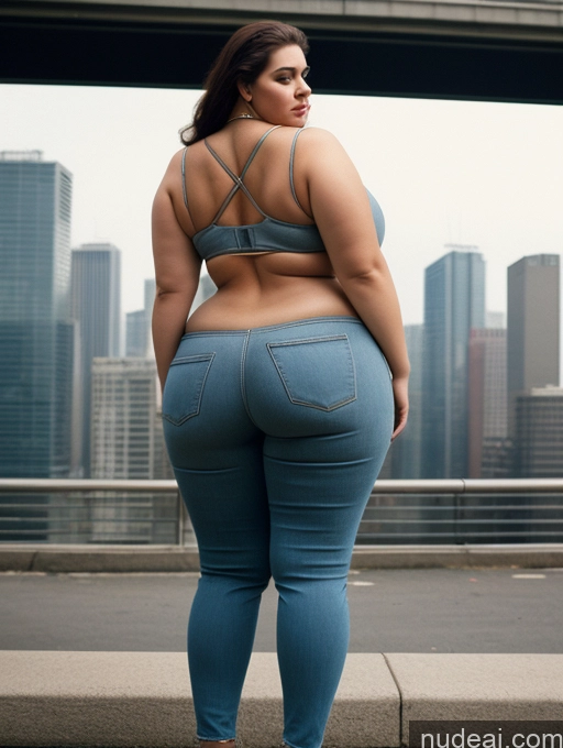 related ai porn images free for Woman Busty Huge Boobs Big Ass Thick Chubby Fat Big Hips Cyberpunk Back View Bending Over 70s