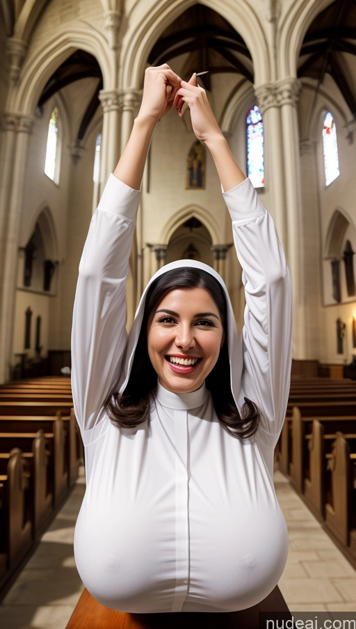 related ai porn images free for Busty Huge Boobs Laughing Church Skinny Nun Woman