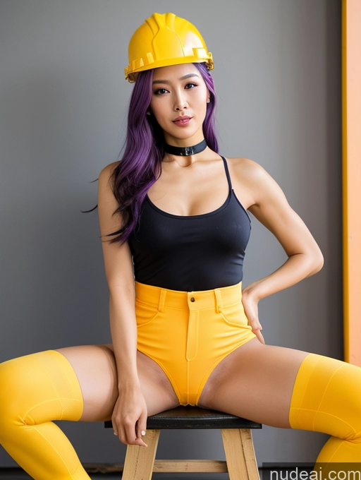 related ai porn images free for Small Ass Skinny Purple Hair 30s Korean Spreading Legs Miss Universe Model Choker Front View Construction Worker