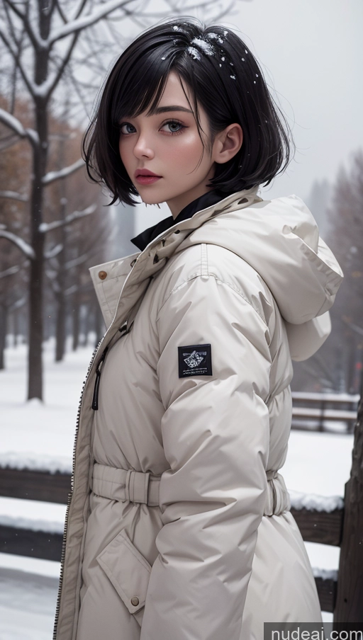 related ai porn images free for Parka Snow Short Hair