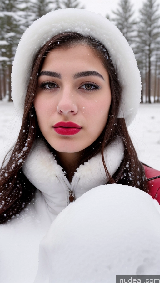 related ai porn images free for Lipstick 18 Sad Egyptian Snow Close-up View Fur Slicked Brunette