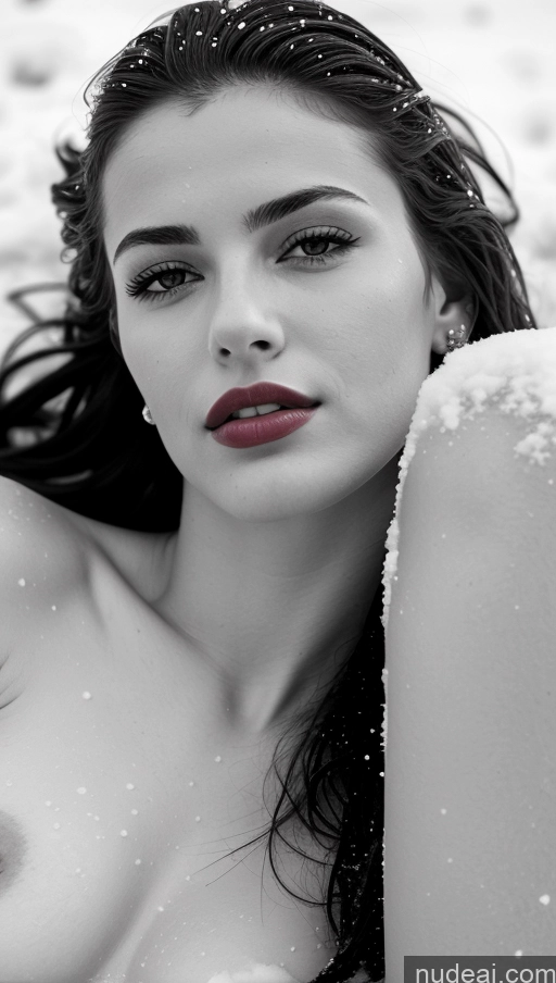 related ai porn images free for Lipstick 18 Egyptian Snow Close-up View Slicked Brunette Small Tits Skinny Black And White On Back