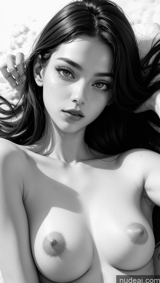 related ai porn images free for Lipstick 18 Egyptian Snow Small Tits Skinny Black And White Long Hair Brunette Close-up View Plank