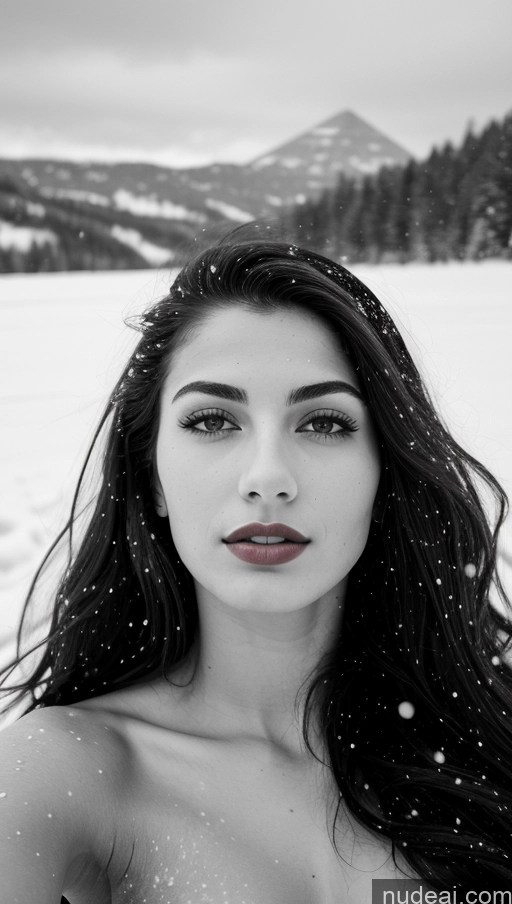 related ai porn images free for Lipstick 18 Egyptian Snow Small Tits Skinny Black And White Long Hair Brunette Close-up View Plank