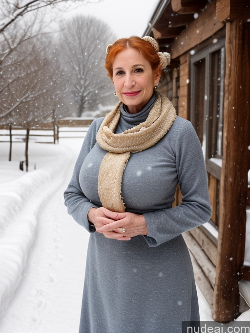 related ai porn images free for Milf Huge Boobs Skinny Short 60s Ginger Pigtails Jewish Snow Dress Traditional