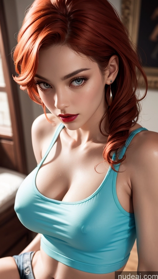 related ai porn images free for Egyptian Close-up View Tank Top Small Tits Skinny Lipstick Ginger
