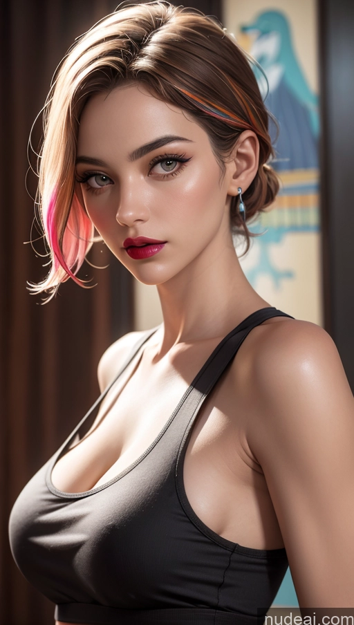 related ai porn images free for Egyptian Close-up View Tank Top Small Tits Skinny Lipstick