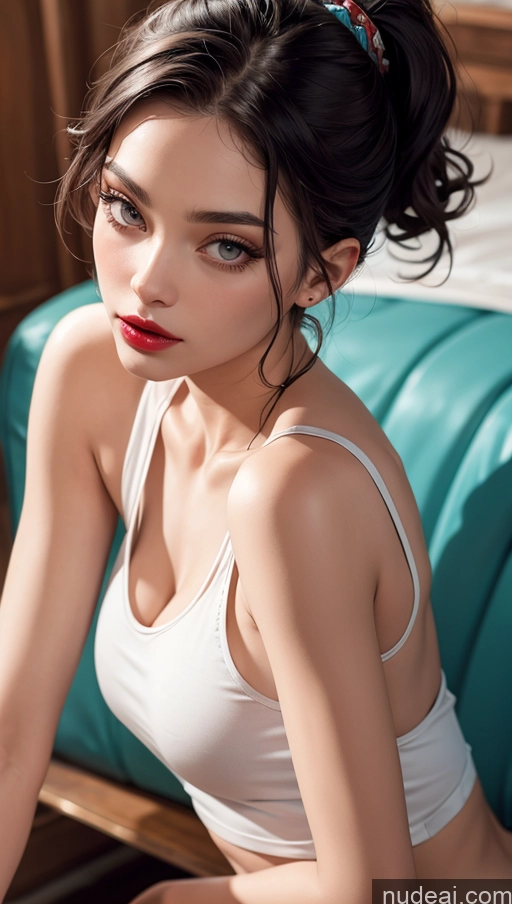 related ai porn images free for Egyptian Close-up View Tank Top Small Tits Skinny Lipstick