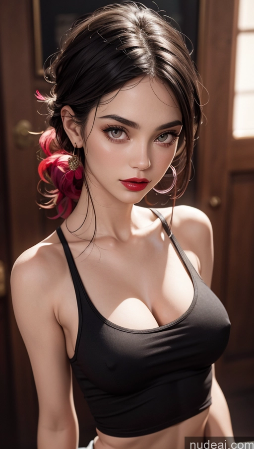 related ai porn images free for Egyptian Close-up View Tank Top Small Tits Skinny Lipstick
