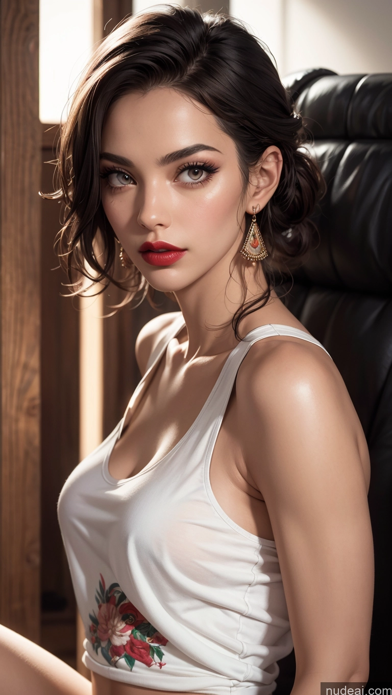 related ai porn images free for Egyptian Close-up View Tank Top Small Tits Skinny Lipstick