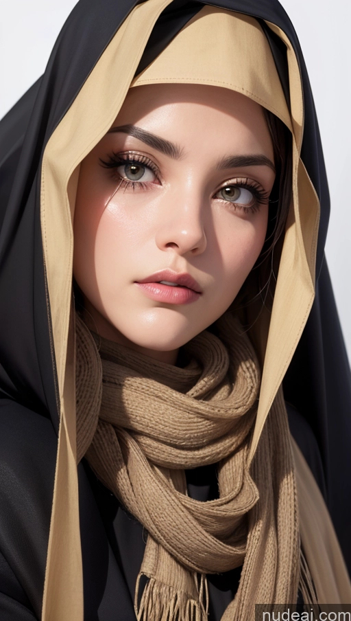 related ai porn images free for Scarf Niqab Jacket Egyptian Sad Close-up View Brunette Long Hair Small Tits Skinny