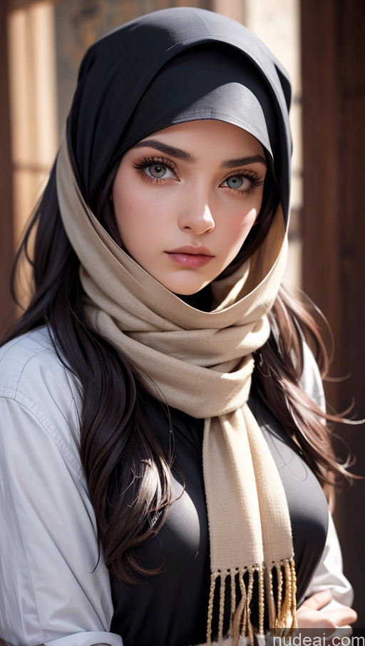 related ai porn images free for Scarf Niqab Jacket Egyptian Sad Close-up View Brunette Long Hair Small Tits Skinny