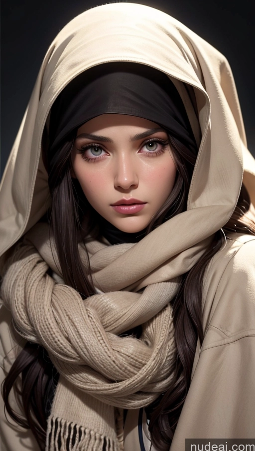 related ai porn images free for Scarf Niqab Jacket Egyptian Sad Close-up View Brunette Long Hair Perfect Boobs Skinny