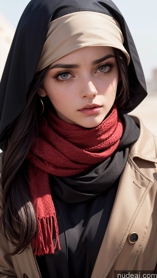 related ai porn images free for Scarf Niqab Jacket Egyptian Sad Close-up View Brunette Long Hair Perfect Boobs Skinny