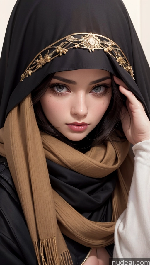 related ai porn images free for Scarf Niqab Jacket Egyptian Sad Close-up View Brunette Long Hair Perfect Boobs Skinny Detailed