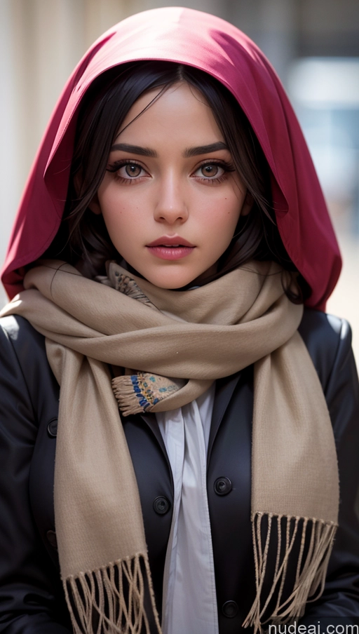 related ai porn images free for Scarf Niqab Jacket Egyptian Sad Close-up View Brunette Long Hair Perfect Boobs Skinny Detailed