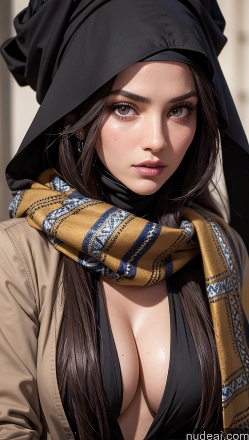 related ai porn images free for Scarf Niqab Jacket Egyptian Sad Close-up View Brunette Long Hair Perfect Boobs Skinny Detailed