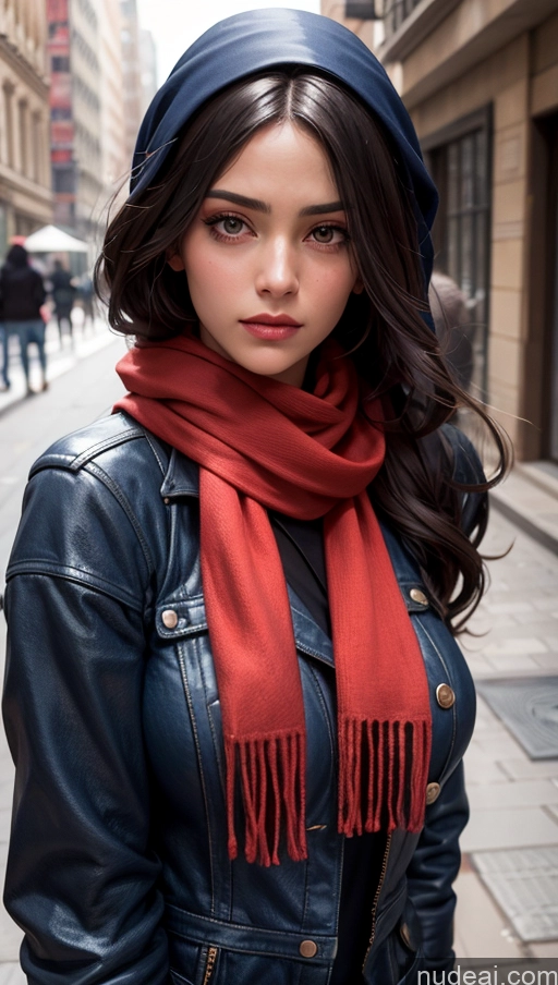 related ai porn images free for Scarf Niqab Jacket Egyptian Sad Close-up View Brunette Long Hair Perfect Boobs Skinny Street