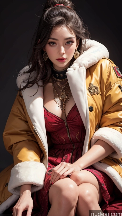 related ai porn images free for Close-up View Dress Jacket Fur