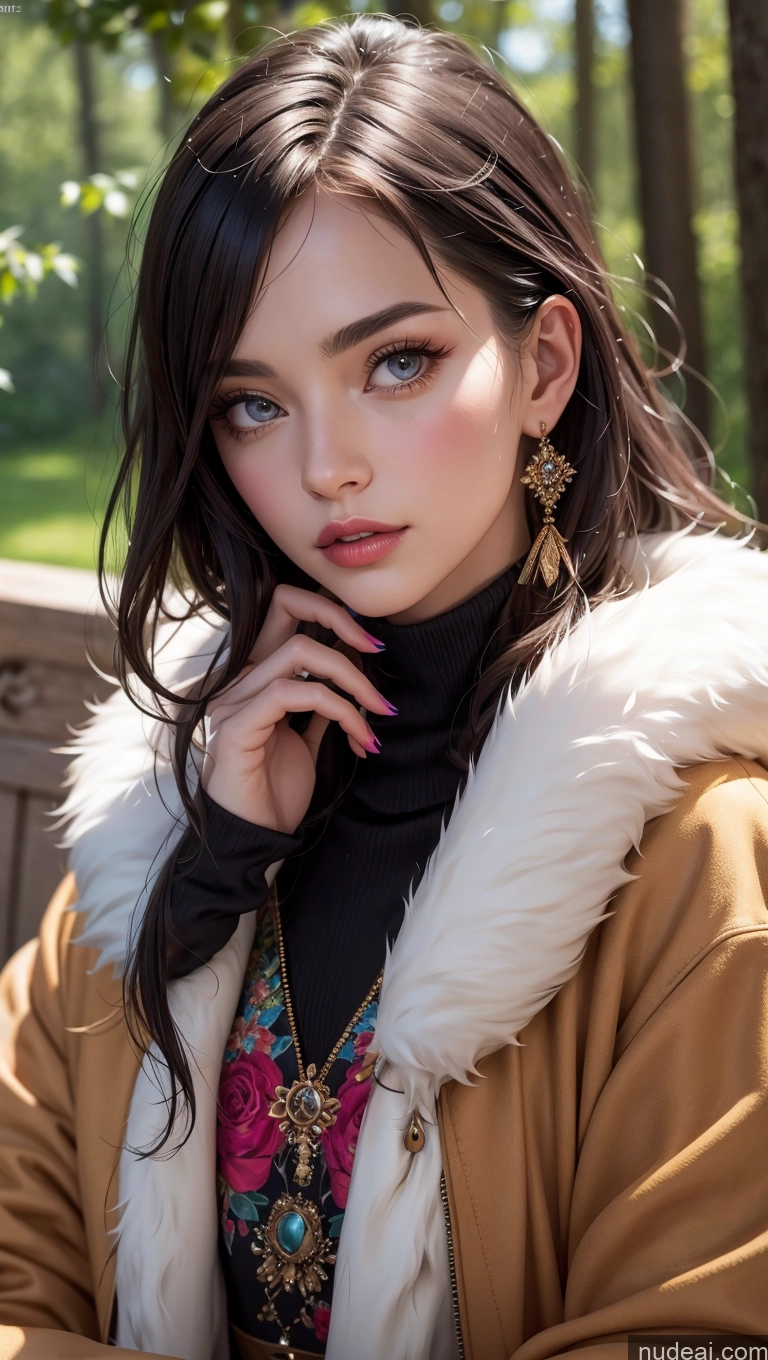 related ai porn images free for Close-up View Dress Jacket Fur