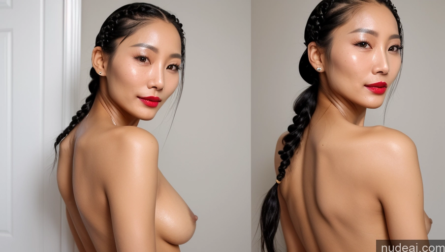 related ai porn images free for Model Small Ass Skinny 30s White Hair Korean Cumshot Front View Lipstick Tanned Skin Braided