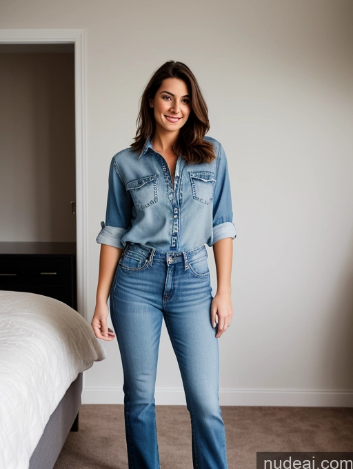 related ai porn images free for Bedroom Straight Brunette Jeans