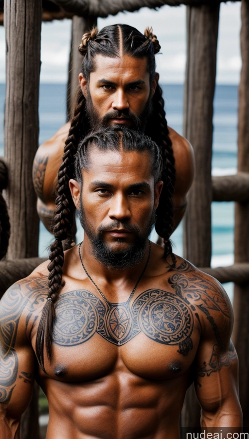 related ai porn images free for Dark Skin Muscular Abs Braided Polynesian Viking Pubic Hair 60s Tattoos