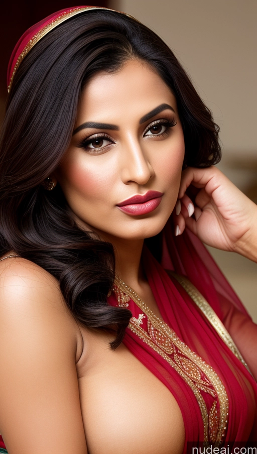 related ai porn images free for Woman One Perfect Boobs Perfect Body 30s Pouting Lips Arabic Sari