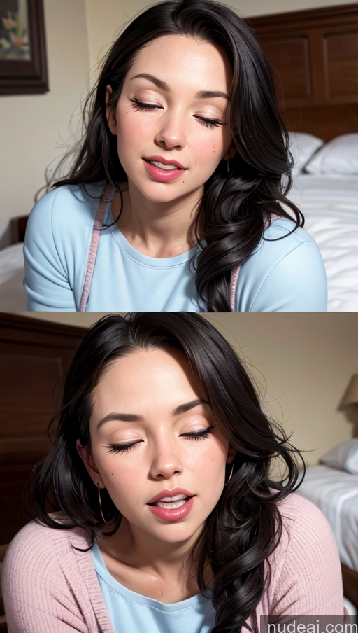 related ai porn images free for Close-up View Milf 40s Bedroom Casual Brunette Long Hair Sleeping Orgasm