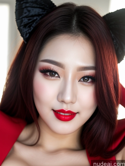 related ai porn images free for Model Huge Boobs Beautiful Lipstick Fairer Skin Seductive Black Hair Korean Close-up View Devil Bright Lighting Detailed Sexy Face Slicked Happy Laughing